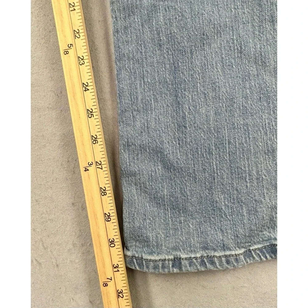 Cody James Mens Slim Bootcut Light Wash Blue Denim Jeans